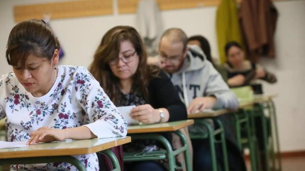 Imagen de archivo de opositores. Foto: JCCM.