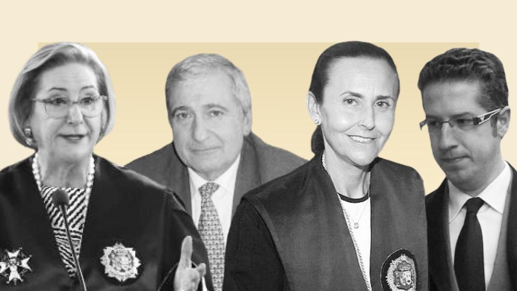 De izquierda a derecha: Teresa Gisbert, Antonio Ferrer, Pilar de la Oliva y Vicente Torres.