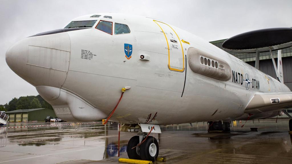 El A-3 Sentry en la base aérea de Geiselkirchen