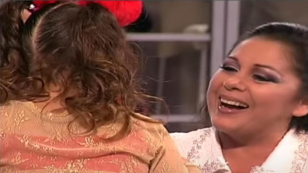 María con Isabel Pantoja.