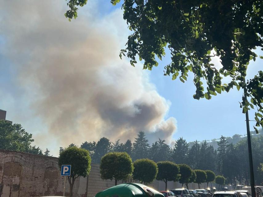 Incendio de un patinete en la Victoria