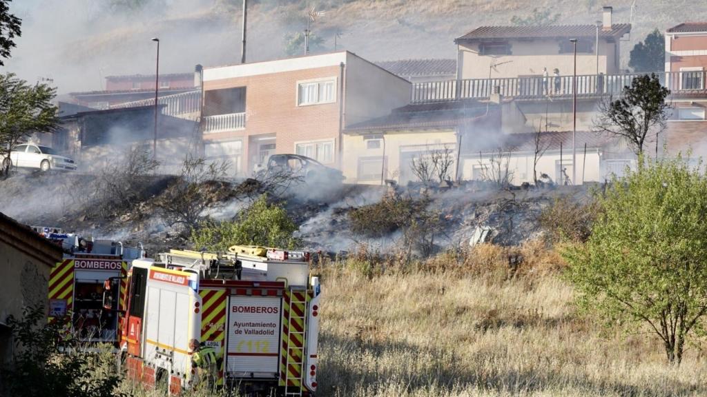 Incendio de un patinete en La Victoria