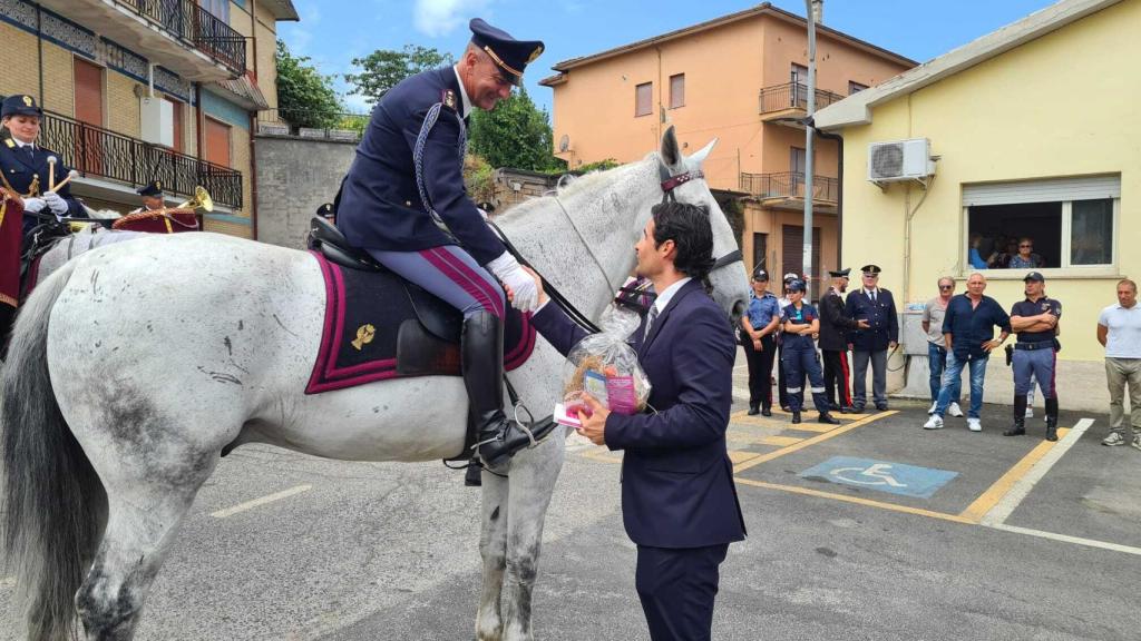 Un momento de la inauguración de la plaza.