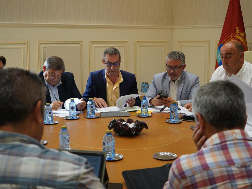 Reunión de la Junta de Gobierno de la Diputación de Segovia.