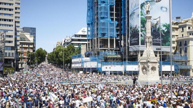Manifestación contra el aborto en Madrid