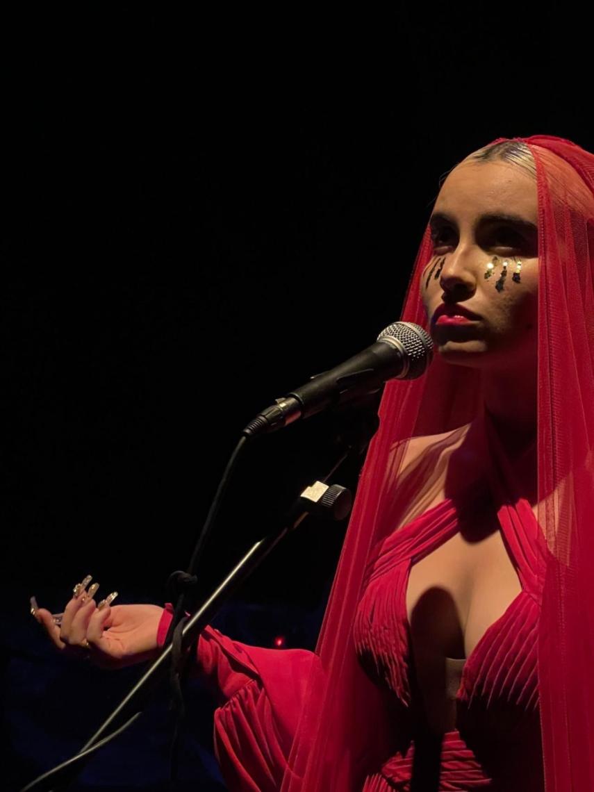 Ani Queen durante una de sus actuaciones.