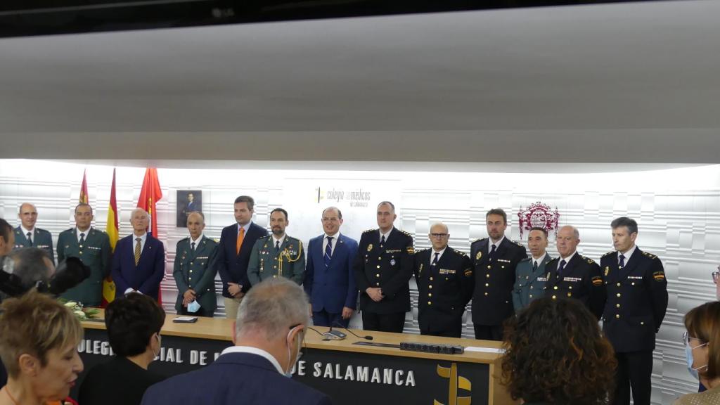 Acto celebrado en el Colegio de Médicos de Salamanca