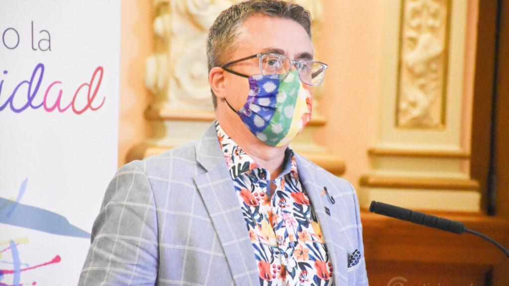 Alfredo Corell el pasado año en el Ayuntamiento de Valladolid