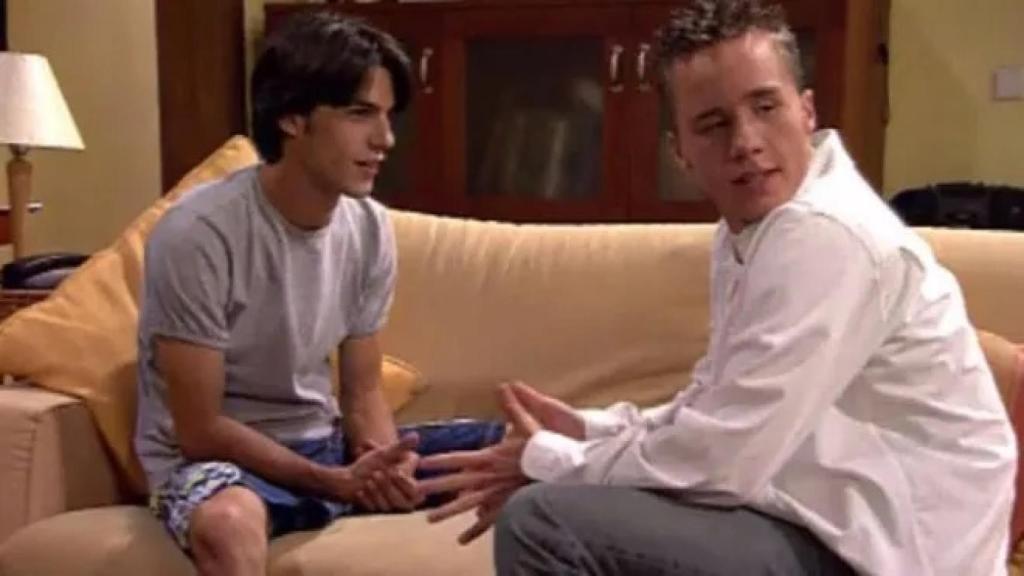 Alejo Sauras y Bernabé Fernández, Santi y Rubén, en 'Al salir de clase'