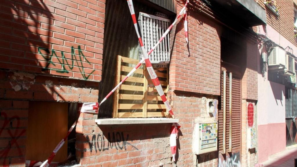 Una de las viviendas ocupadas ilegalmente, según Cs.