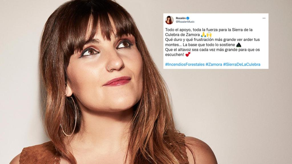 Rozalén y su tweet de apoyo a los afectados por el incendio de La Culebra