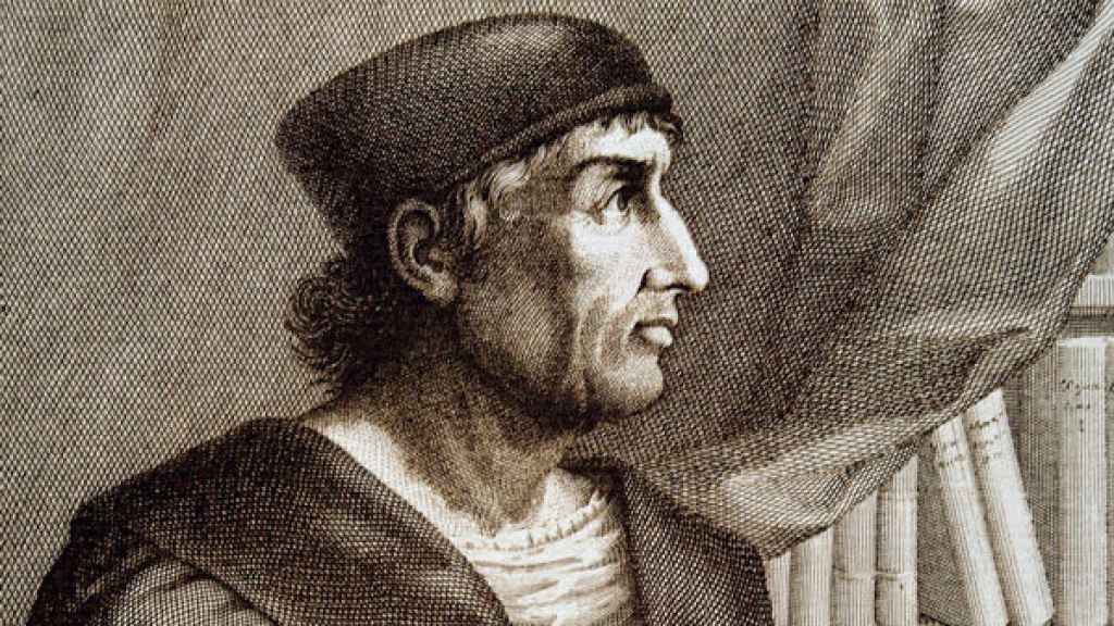 Grabado de Antonio de Nebrija