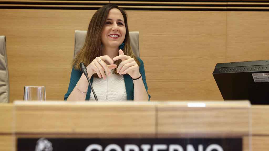 Ione Belarra, ministra de Derechos Sociales, en una comparecencia en el Congreso.