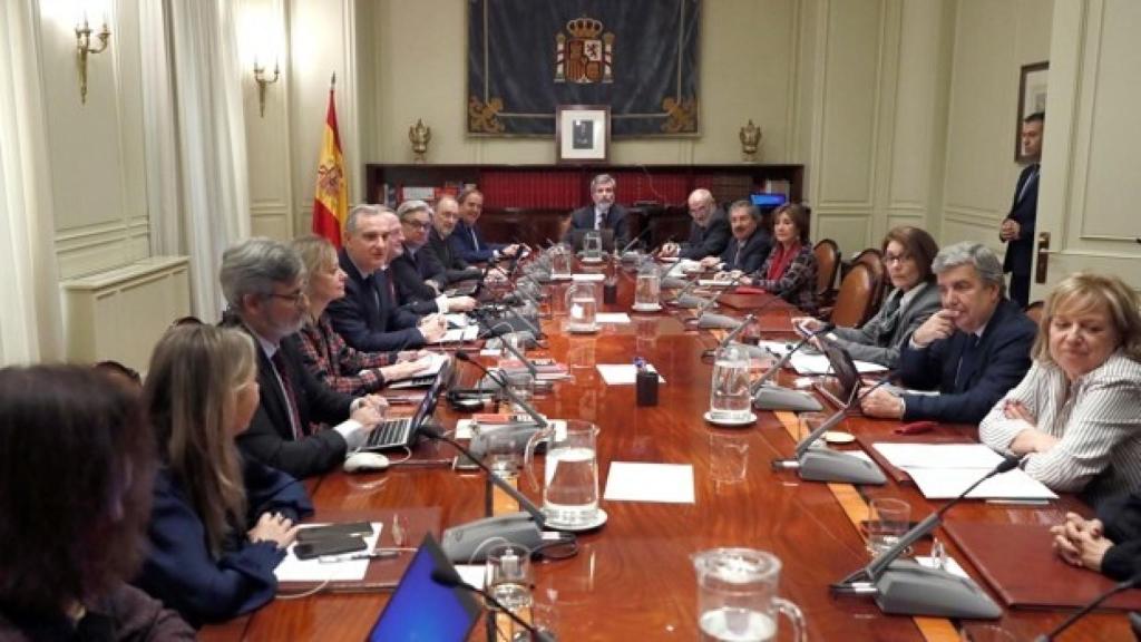 El Pleno del CGPJ, en una imagen de archivo./