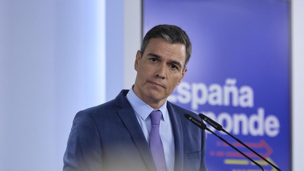 El presidente del Gobierno, Pedro Sánchez
