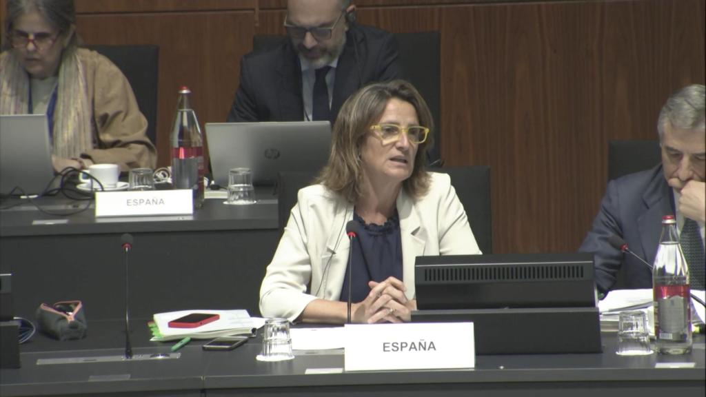 La vicepresidenta tercera y ministra para la Transición Ecológica, Teresa Ribera.