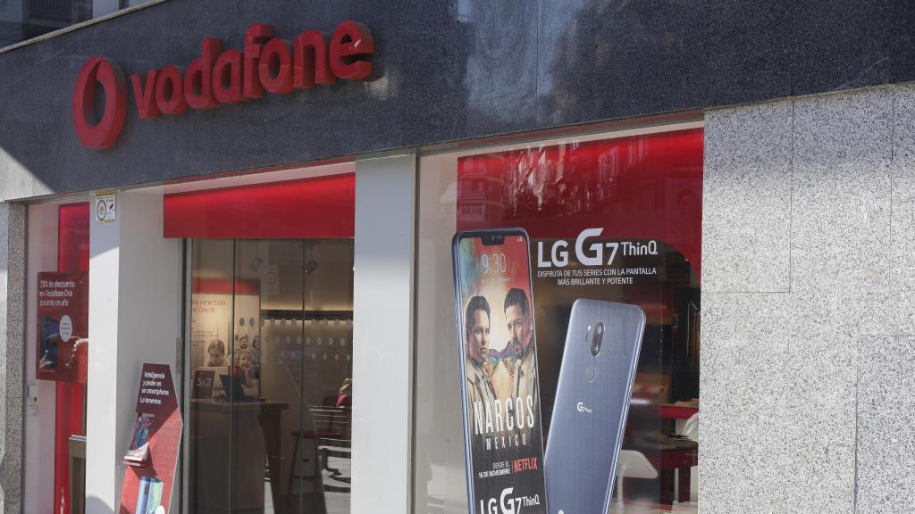 Imagen de una tienda de Vodafone.