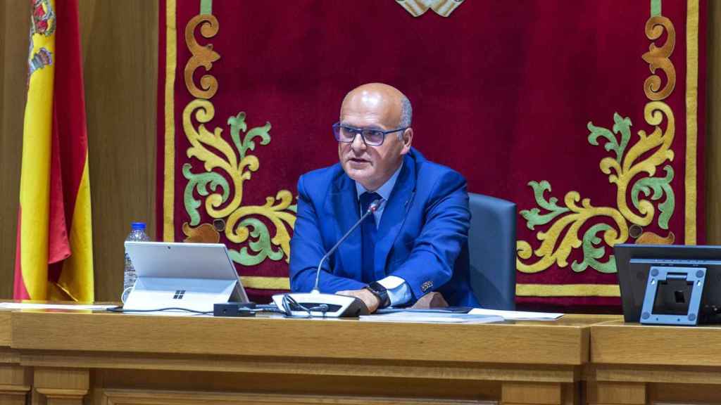 El presidente de la Diputación de Ourense y líder del PP ourensano, Manuel Baltar.
