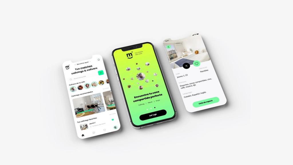 'App' de la startup de 'coliving' Muppy.