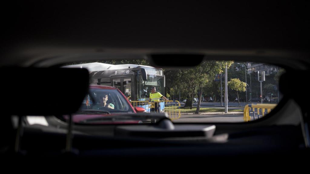 Una imagen de la Castellana abriéndose.
