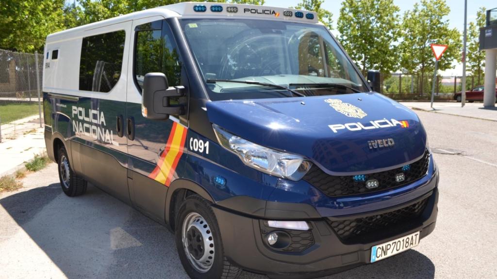 Imagen de un furgón de la Policía Nacional