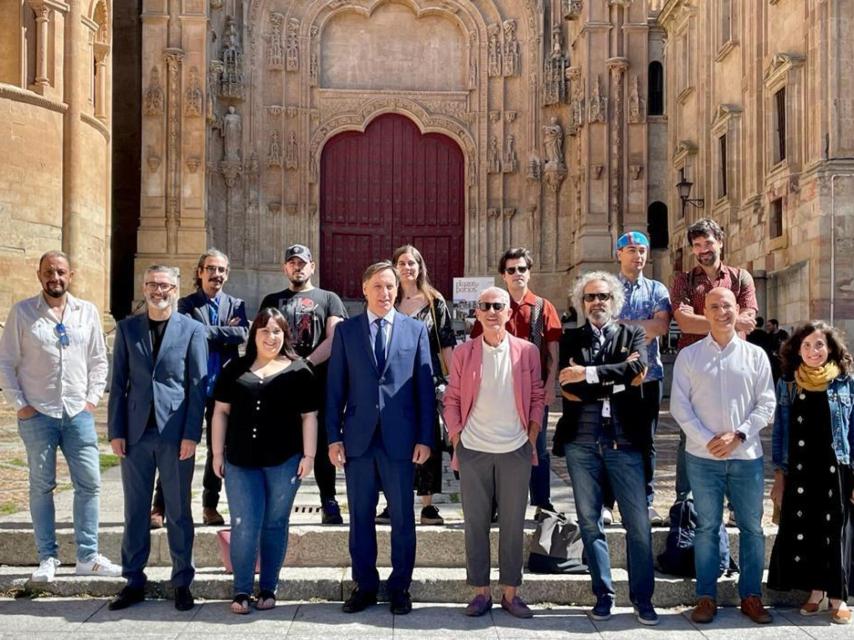 Presentación del programa Plazas y Patios de Salamanca en el Patio Chico