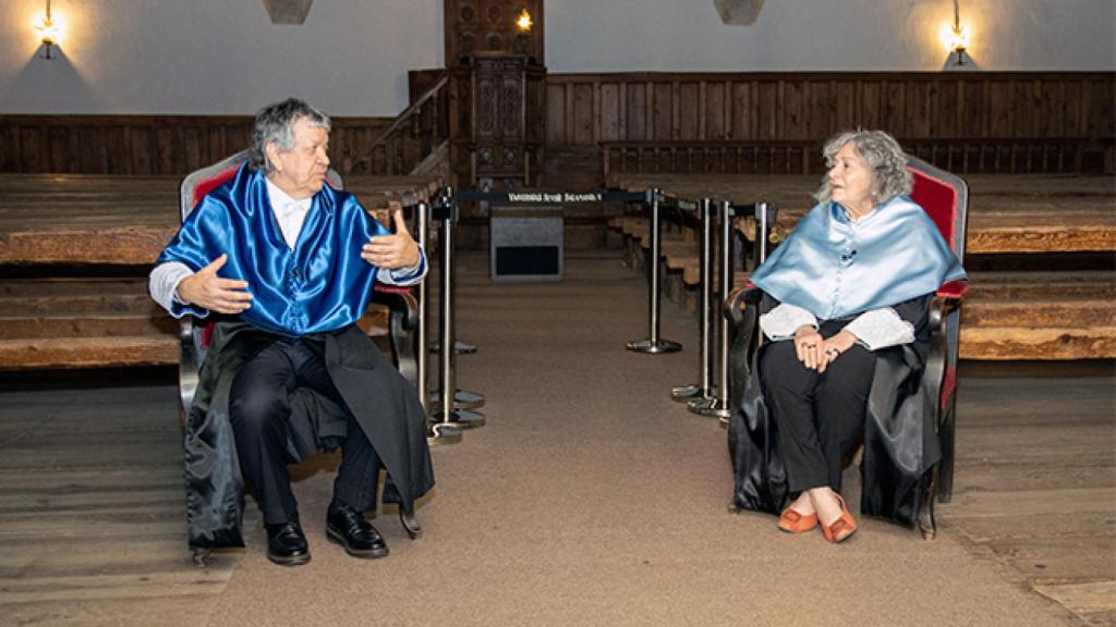 El neurofisiólogo colombiano Norberto García Cairasco y la antropóloga argentina Rita Segato y