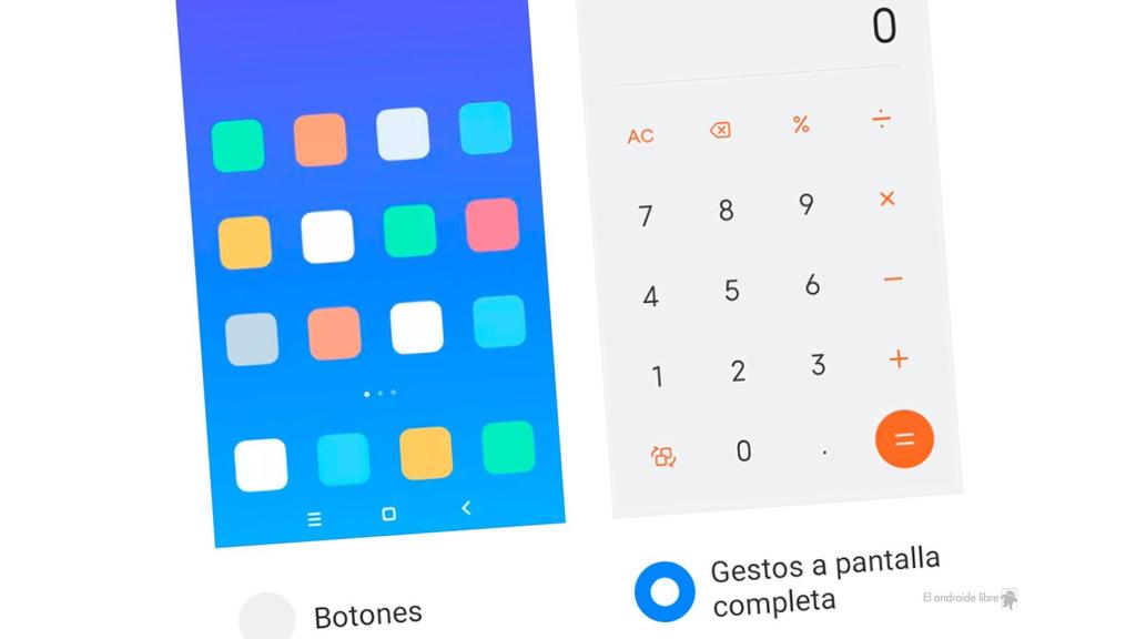 Así se activa la navegación por gestos en un POCO