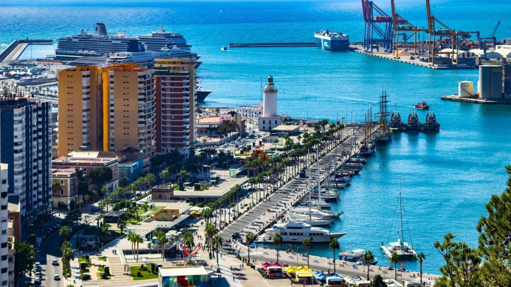 Vista de Málaga.