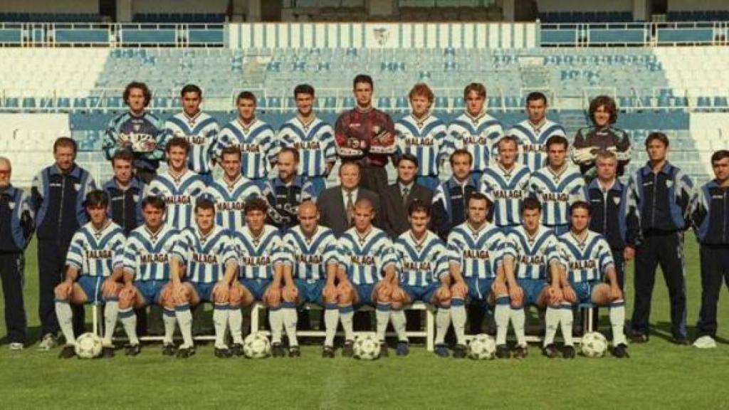 La plantilla del Málaga CF que ascendió de 2ªB a Segunda División