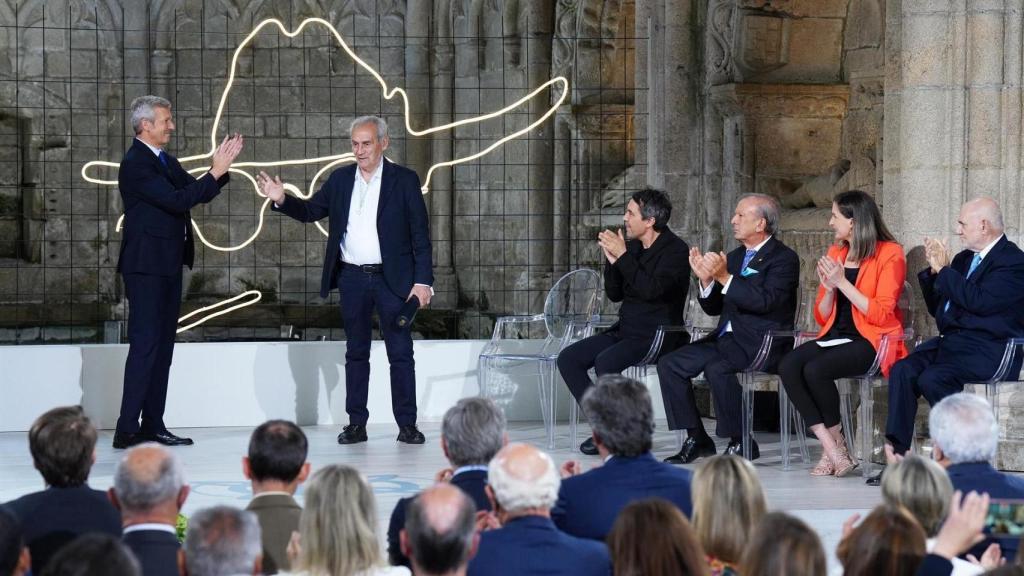 El Presidente de la Xunta en la entrega de las Medallas Castelao
