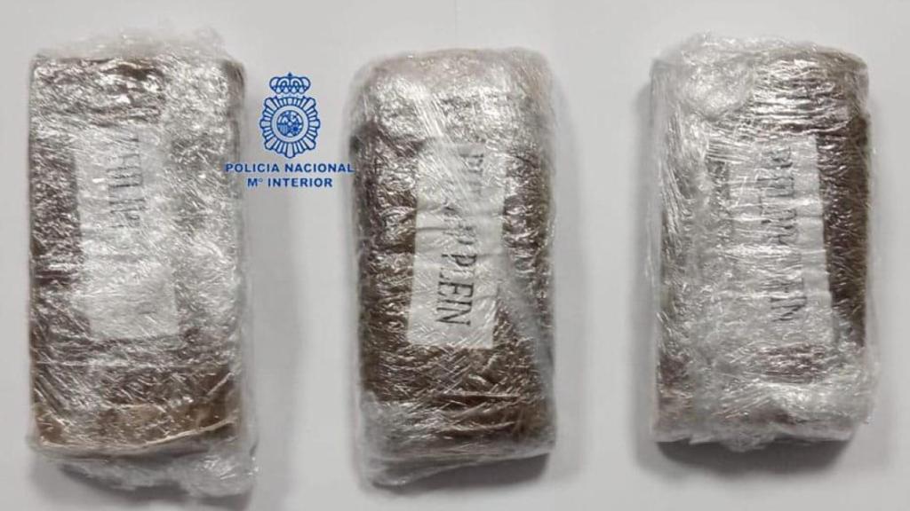 Imagen de la droga incautada