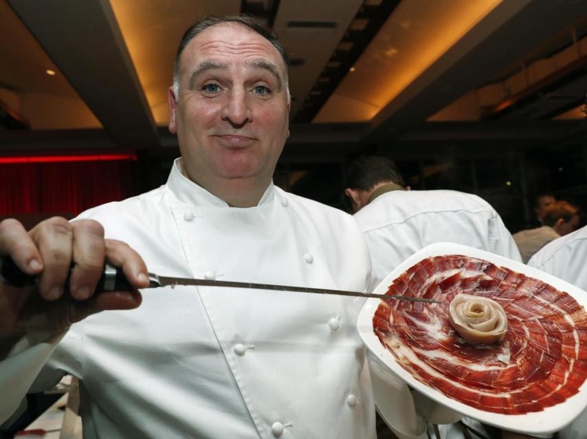 El chef en un evento en Estados Unidos.