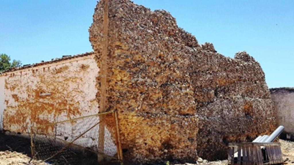 Esto es lo que queda de lo que fue castillo de la época cristiano medieval