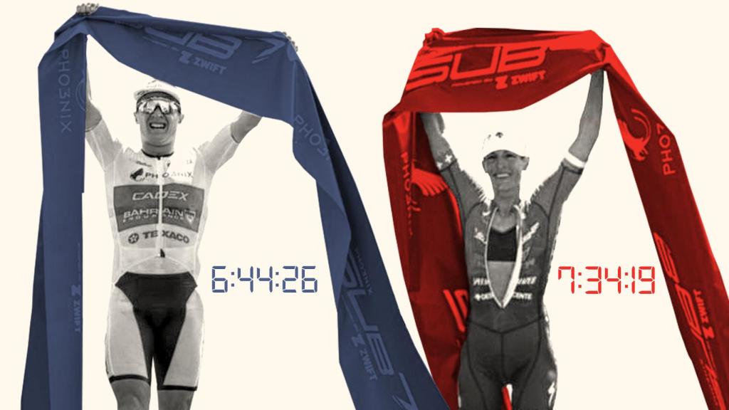 Kristian Blummenfelt y Kat Matthews