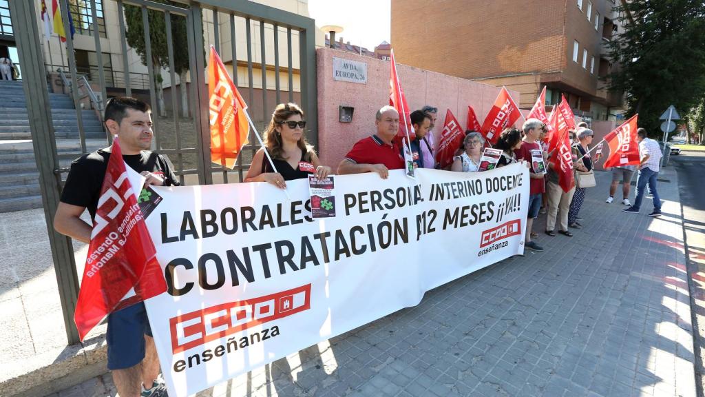 Concentración convocada en Toledo. / Foto: Óscar Huertas.