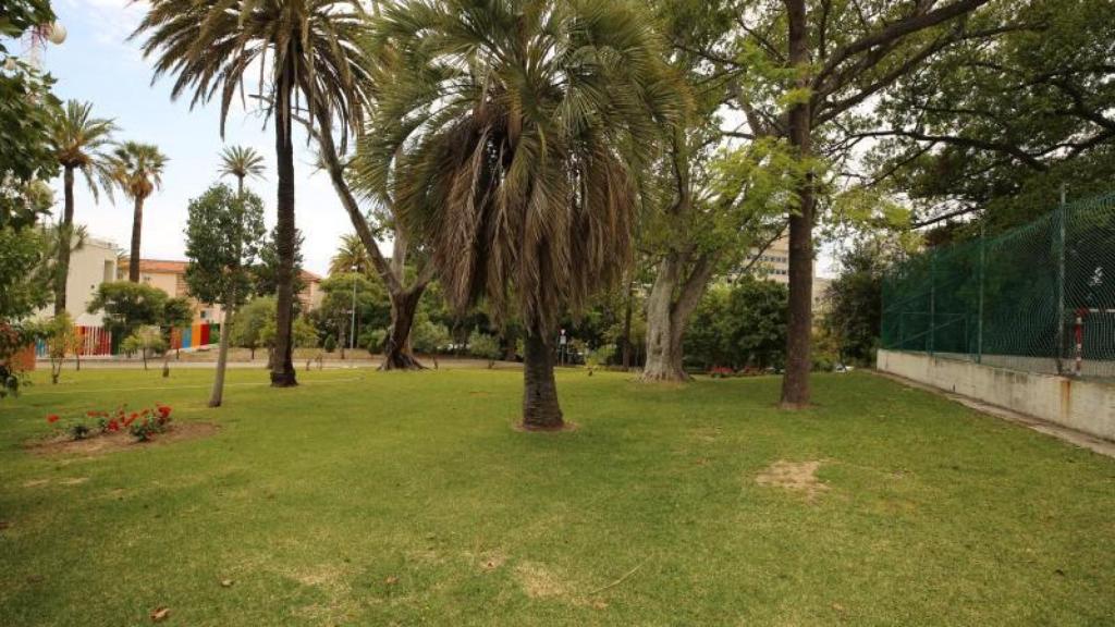 Imagen de parte de los jardines de La Noria, en Málaga.