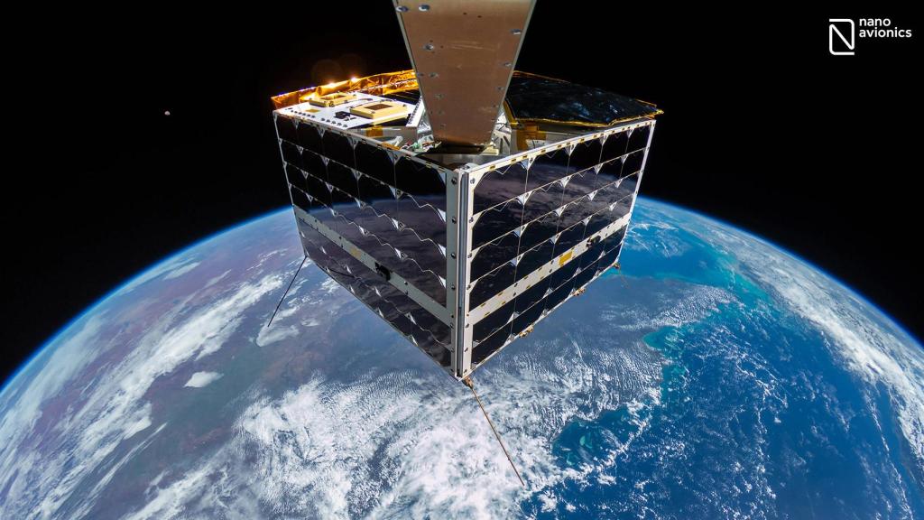 Fotografía tomada por la GoPro Hero 7 desde el espacio.