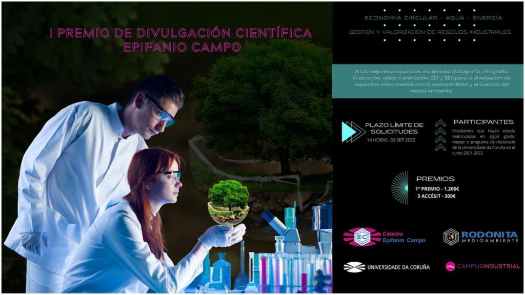 La Cátedra Epifanio Campo premia propuestas de la UDC sobre divulgación de economía circular