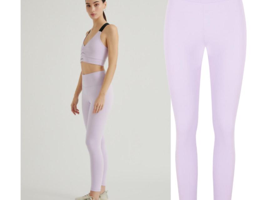 Los 'leggins' de tiro alto estilizan la figura.