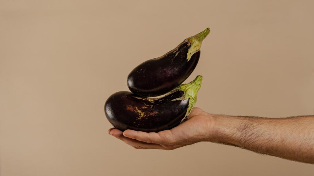 Berenjenas 'imperfectas' comercializadas por TALKUAL.