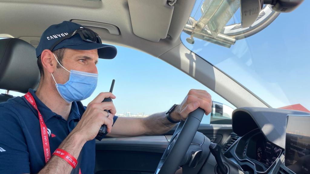 Patxi Vila dando órdenes.