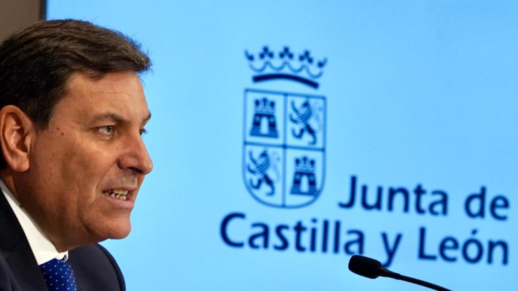 Carriedo tras un Consejo de Gobierno.