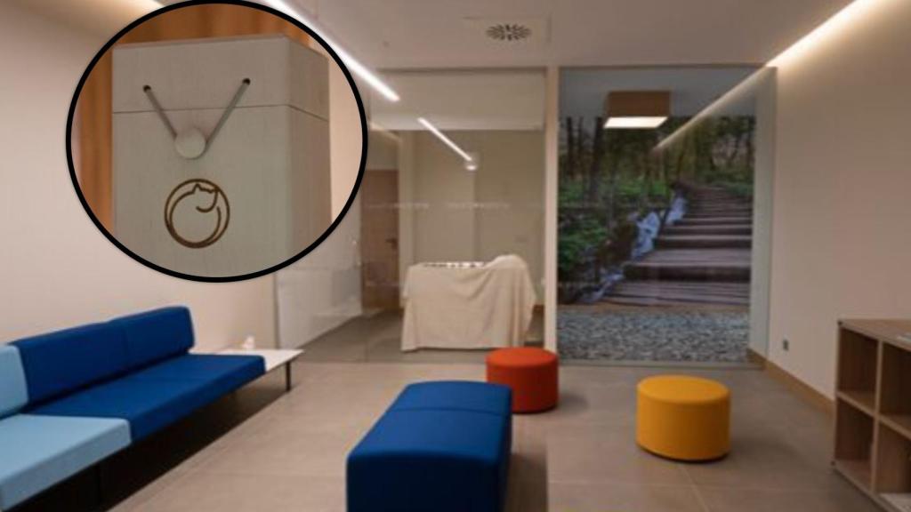 Fotografía de una de las salas del tanatorio