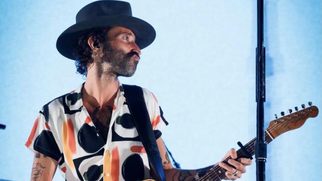 Imagen de Leiva en un concierto.