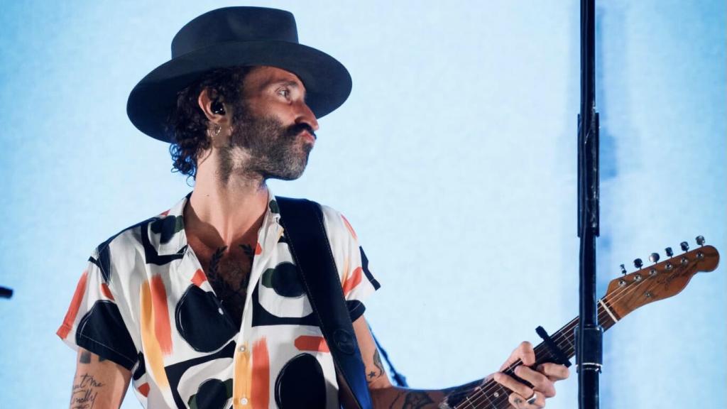 Imagen de Leiva en un concierto.