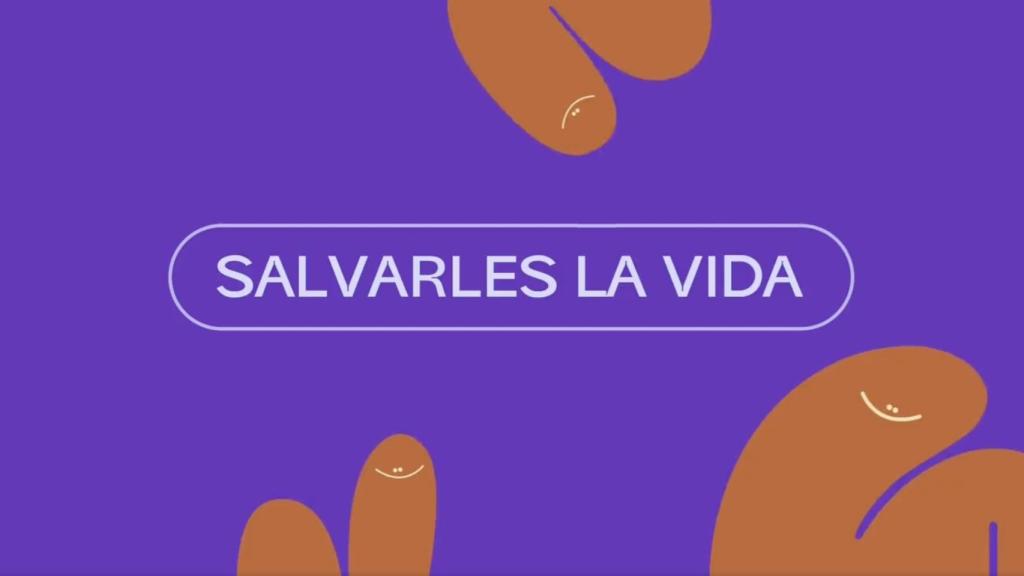 Fotograma de la falsa campaña contra el cáncer de colon.