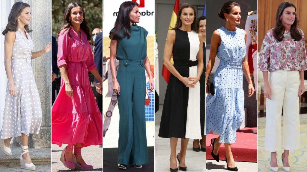 Algunos de los estrenos de Letizia en la primera mitad del 2022.