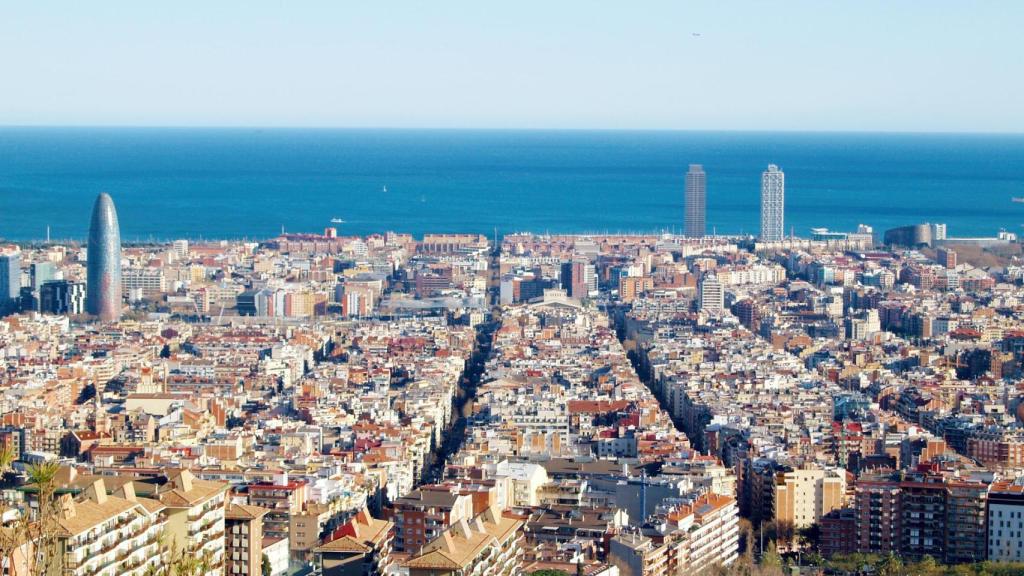 Panorámica de Barcelona.