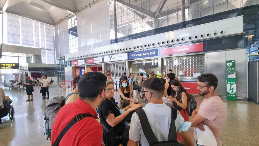 Imagen reciente del aeropuerto de Málaga.